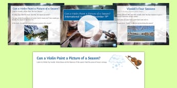 Can a Violin Paint a Picture of a Season? Discuss Debate Pack  - music, instrument, international, day, violin, ks3, form, period
