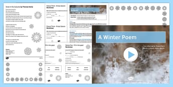 A Winter Poem Teaching Pack - winter poem, teaching pack, teaching, pack, winter, poem