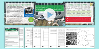 The Rise of Hitler Lesson Pack - Secondary - History - Rise of Hitler, Weimar Republic, Germany, Nazism, Hitler, Munich Putsch, democ