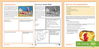 The Black Death: Exploding Buboes Science Experiment - medicine through time, history, gcse, black death, medieval, buboes, symptoms, plague, fleas, rats, 