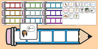 EYFS Writing Pencil Target Cards - EYFS, Early Years, target setting, next steps, assessment