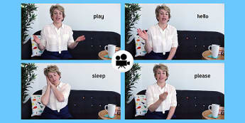 British Sign Language: Baby Sign Everyday Signs Video Clip - british sign language, baby sign, video clip, everyday signs