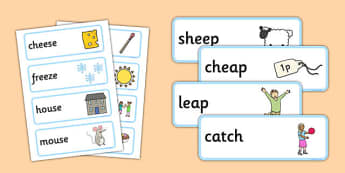 Rhyming Word Cards - rhyme, cards, word cards, flashcards, rhymes, rhyming, activity, sorting