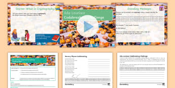 Ada Lovelace Day: Codebreaking Lesson Pack - Maths, KS3, Enrichment, Cipher, cryptography, secret, enigma, alan turing, Blecthley Park