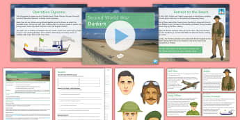 Dunkirk Differentiated Lesson Pack - World War II, British Army, France, Nazi, Evacuation, Operation Dynamo