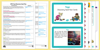 EYFS Toys Discovery Sack Plan and Resource Pack - EYFS, toys, discovery, discover, toy