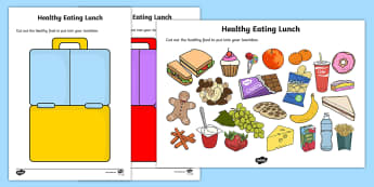 Healthy Eating Lunch Activity - healthy, healty eating, sort, activity, fruit, game, how to eat healthy, vegetable, healthy snack, lunch, snack time, snack, food, sorting