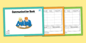 Home School Communication Book Secondary - home school, communication, book, secondary