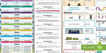 EYFS Clothes-Themed Lesson Plan Enhancement Ideas and Resources Pack - EYFS, Early Years Planning, Adult Led, Continuous Provision, Clothes, Clothing, Uniform, School Unif