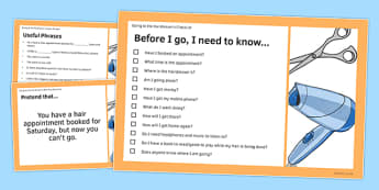 Going to the Hairdresser's Scenarios and Social Scripts