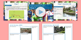 Tour of Britain Stage 7: Hemel Hempstead to Cheltenham Activity Pack - form period, ks3, cycle, race, events
