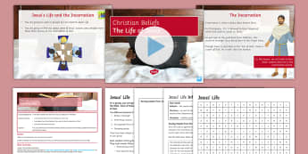 Jesus' Life Lesson Pack - Christianity; Jesus; Miracles; Gospel; Incarnation