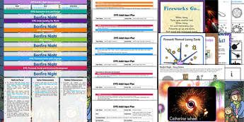 EYFS Bonfire Night Themed Lesson Plan Enhancement Ideas and Resources Pack - eyfs, bonfire night, planning