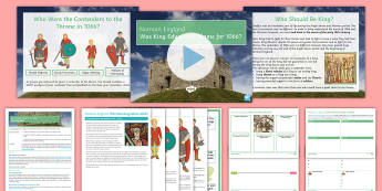Medieval England: Was Edward the Confessor to Blame for 1066? Lesson Pack - KS4, GCSE, History, Medieval, Anglo Saxon, Claimants to throne, harald hardrada, william of normandy