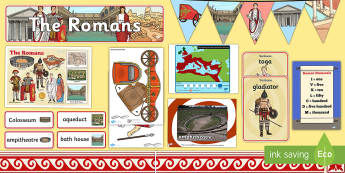 Romans Display Pack - Display Packs, Romans, history, display, Ancient Rome, civilization, KS2, discove