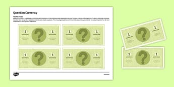 Question Currency Independent Learning Resource