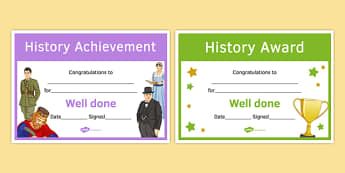 History Awards Resource Pack