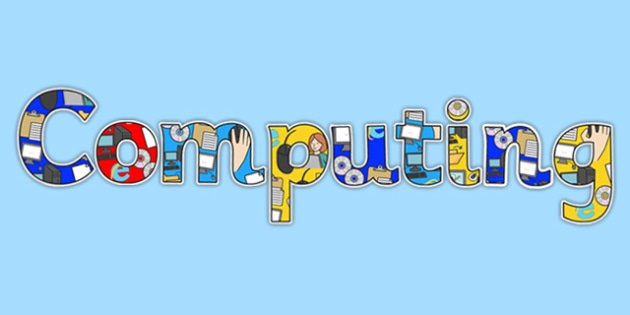 Computing Display Lettering - ICT, letters, display, computers