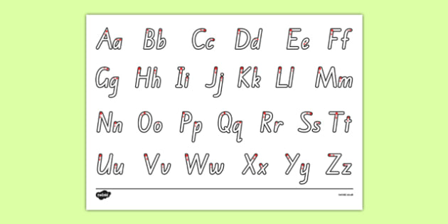 Letter Formation Alphabet Handwriting Sheet Uppercase and