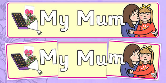 My Mum Display Banner - display, banner, display banner, my mum