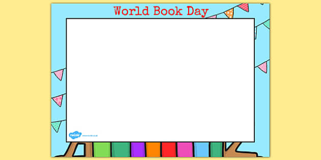 World Book Day Landscape Page Borders - page borders, book, day