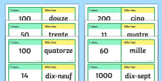 Numbers In French 0-31 Word Mat - MFL, French, Modern Foreign