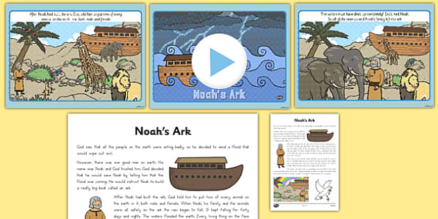 Noah's Ark Story PowerPoint and Script - usa, america