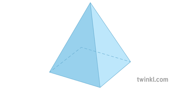 3d Shapes Square Based Pyramid General Maths Geometry Secondary