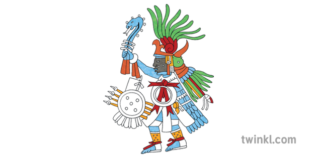 aztec gods drawings