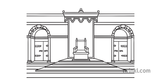 Background Castle Interior Throne Room Ruler Medieval