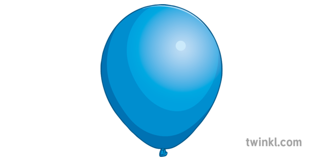 Balloon Blue Ks3 Ks4 Illustration Twinkl