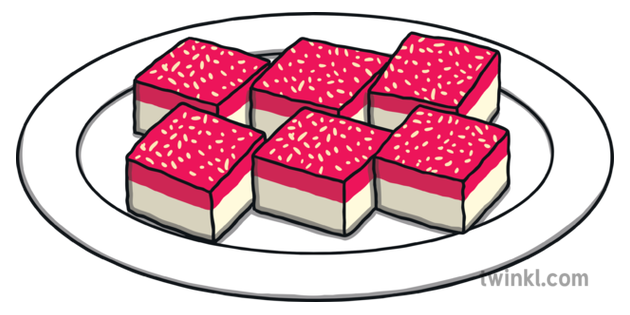 Barfi 02 Milk Dairy Sweet Food Eid Ramadan Muslim Culture Eyfs Ilustracao