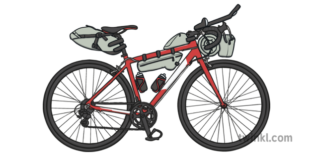 sports bicycle with gear