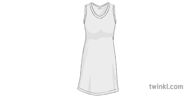 Blank Netball Kit Template Sports Athletics Rapid Reponse Ks2 Illustration