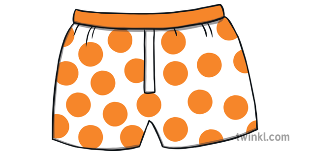 orange boxer shorts