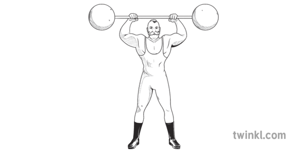 Circus Strong Man Maths Performer Stunts Entertainer Beyond Black And White