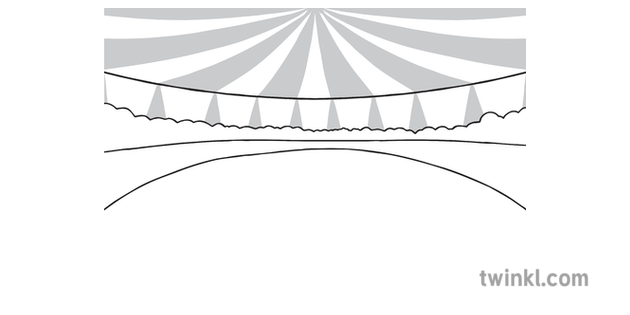 Circus Tent Interior Background Audience Crowd Big Top Ks1