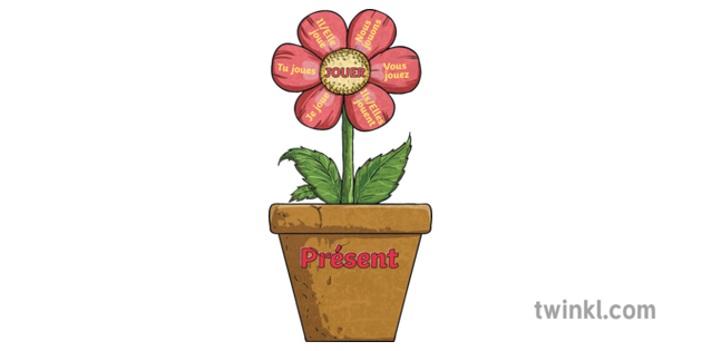 Conjugation Flower Pot Cahier De Conjugaison Feuille Dactivities Topics Ks2