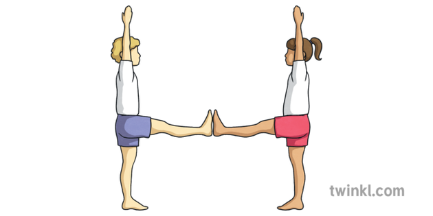 Counter Balance 3 People Children Y6 Gymnastics Rivers and ...
