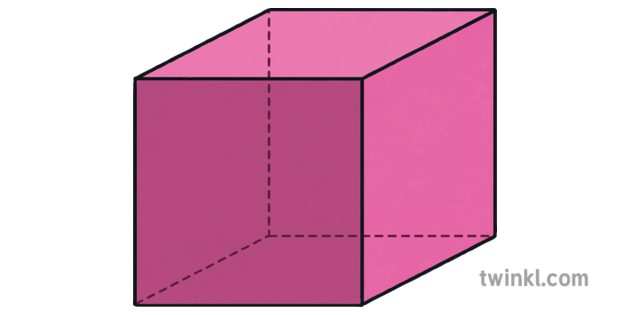 Cube 3d Shape Geometry Maths General Dimensional Science Planit Ks2