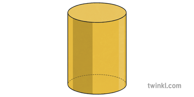 Cylinder 3d Shape Geometry Maths General Dimensional Science Planit Ks2