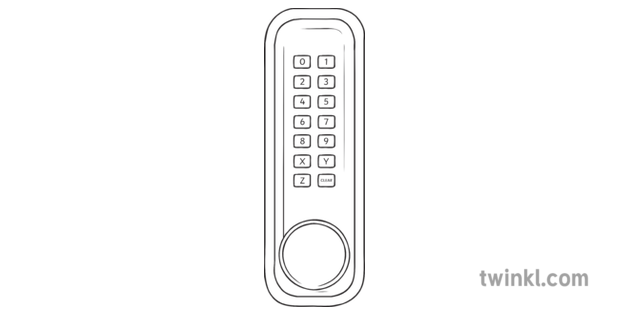 Door Lock Keypad Maths Escape Room Locked Password Code