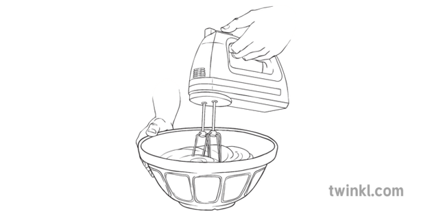 electric whisk with bowl