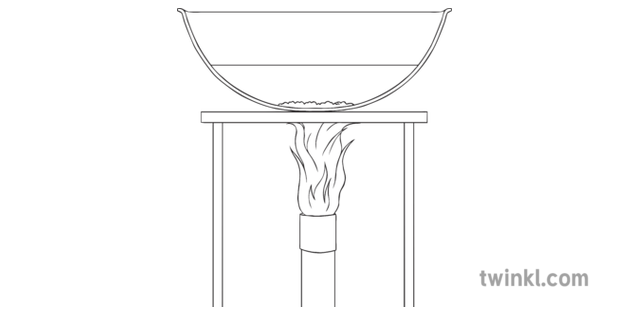 Evaporation Apparatus Experiment Practical Science Ks3 Black And White