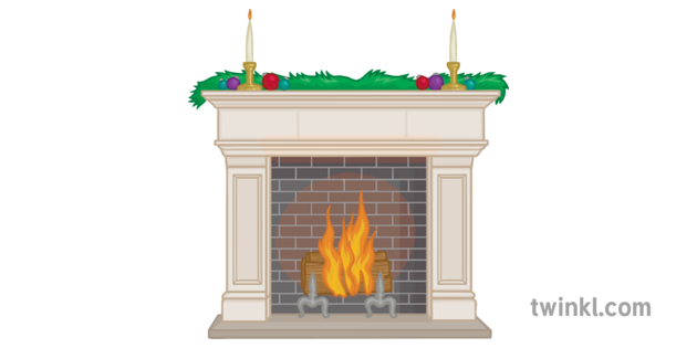 Download French Christmas Fireplace 2 Illustration Twinkl 3D SVG Files Ideas | SVG, Paper Crafts, SVG File