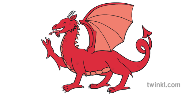 fun welsh dragon illustration twinkl www twinkl ae