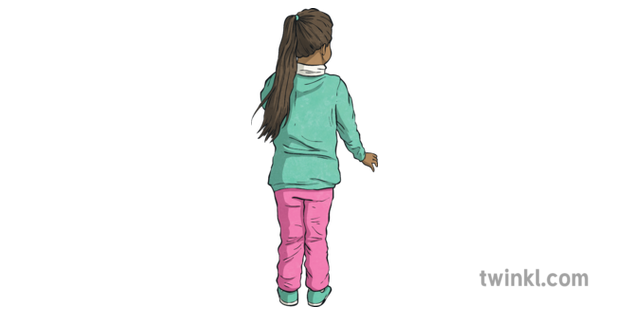 child facing backwards