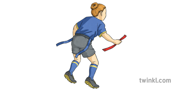 Questo Fetta Su Rugby Tag Classificare Uno Miglia