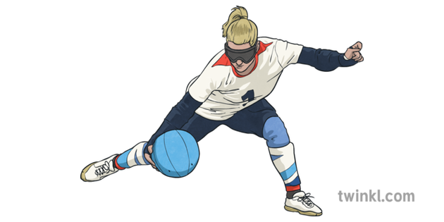 Goalball Illustration Twinkl