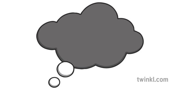 Growth Mindset Cloud 01 Dark Solo Taxonomy Thought Bubble Ks1 Illustration